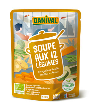 Danival Soupe 12 légumes bio 500ml